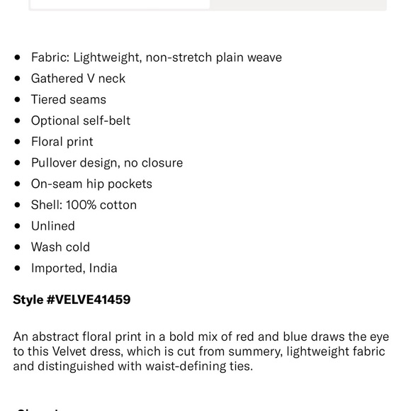 Velvet by Graham & Spencer Floral MIDI dress - Picture 5 of 15